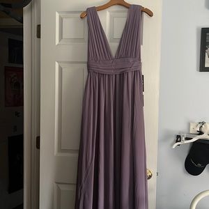 Lavender gown